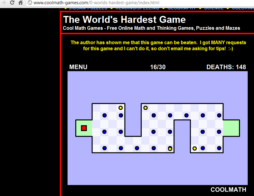 Www Coolmath Games Com Worlds Hardest Game Gamewithplay Com